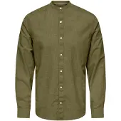 Only & Sons Overhemd 'Cantley' donkergroen
