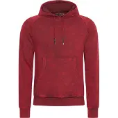 Rusty neal Gewassen hoodie met een used look