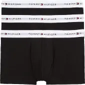 Tommy Hilfiger Underwear Boxershorts 'Essentials' zwart gemêleerd / wit