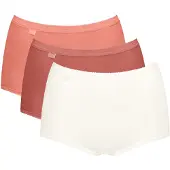 Sloggi Broekje 'Basic+ Maxi' kersrood / watermeloen rood / wit