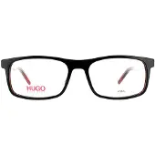 HUGO BOSS Hugo HG 1004 54/17/145 Zwarte rode Acetaat monturen MAN HG 1004