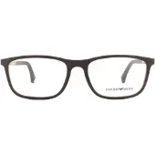 Emporio Armani Heren Bruine Rubber brilmonturen EA3069 5196