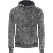 Rusty neal Gewassen hoodie met een used look