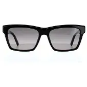 Yves Saint Laurent zonnebril SL M104 001 Glanzende zwartgrijze gradiënt