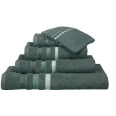 Vandyck Prestige Lines handdoek 60x110 Forest Green