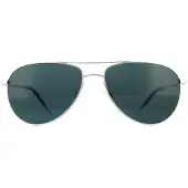 Oliver peoples Aviator unisex zilverblauw gepolariseerde zonnebril