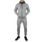 Nike Air heren fleece trainingspak volledige set grijs