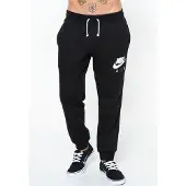 Nike Air heren fleece joggingbroek in zwart