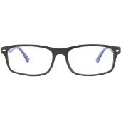 Montana rechthoekige matzwarte unisex vrouwenglazen frames