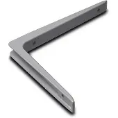 Dulimex DX Plankdrager aluminium wit gelakt 300x200 mm