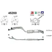 As 45200 Katalysator