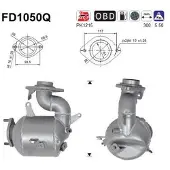 As FD1050Q Roetfilter (DPF)