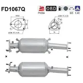 As FD1067Q Roetfilter (DPF)