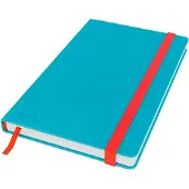 Leitz notitieboek Cosy, A5-formaat, 80 geruite vellen, gebonden met harde kaft, FSC-gecertificeerd, zachtblauw