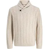 Jack & Jones Premium Trui 'JPRBLUSEAN' lichtbeige