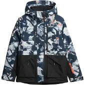 Superdry Functionele jas blauw / donkerblauw / wit