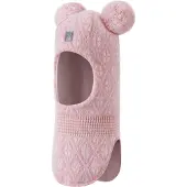 Reima Balaclava - Wol/Katoen - Gebreid - Kuuraan - 2-lag Pale Ro - - 48 cm - Balaclavas - Dubbel