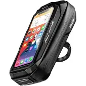 WILDMAN X3 Fietsstuurtas Zwart Waterdicht met Touchscreen