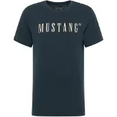 Mustang Shirt 'Austin' lichtbeige / marine