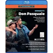 OUTHERE Amelie Niermeyer, Roberto De Candia, Orchestra Donizetti Opera, Coro Dell'accademia Teatro Alla Scala, Ivan Lopez-Reynoso - Don Pasquale (Blu-ray)