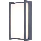Lutec Antraciet Wandlamp Qubo Design