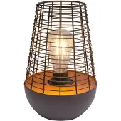 Näve LED sfeerlamp 5283522, op batterijen 5283522, bruin / roest, metaal