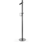 Evotec LED terraslamp Paul Basic, 1-lamp Basic, zwart, metaal, Modern