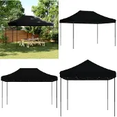 vidaXL Partytent inklapbaar pop-up 410x279x315 cm zwart