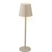 Lumineo Oplaadbare tafellamp | 27 cm | Instelbaar wit | Zandkleur |