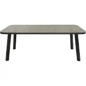 Venture Home Paola eettafel tuin zwart.