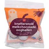 HEMA Knetterende melkchocolade oogballen 100gr
