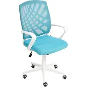 Beliani BONNY - Bureaustoel - Blauw - Polyester