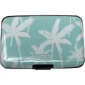 Sundaze Reisartikel Palmboom 11 X 7,6 Cm Aluminium Blauw