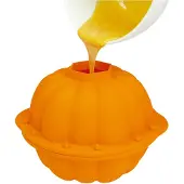 Lékué siliconenvorm 3D Halloween pompoen Oranje