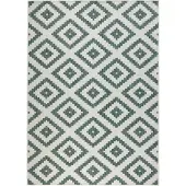 Hanse Home Vloerkleed Malta Rechthoekig - groen, creme 240 x 340