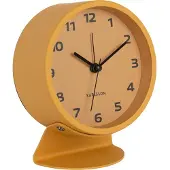 Karlsson Cool Retro mango Wekker | 11x13x5.5cm | Mango geel