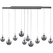 Neuhaus PURE Hanglamp E-Infinity 10 lichts L 100-198 cm donker grijs