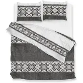 Zohome Zo Home Dekbedovertrek Flanel Anika - grey 240x200/220cm