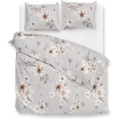 Zohome Zo Home Dekbedovertrek Flanel Elara - grey 260x200/220cm