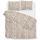 Zohome Zo Home Dekbedovertrek Flanel Mira - natural 200x200/220cm