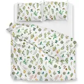 Zohome Zo Home Dekbedovertrek Flanel Amara - white 200x200/220cm