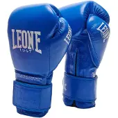 Leone1947 The Greatest Artificial Leather Boxing Gloves Blauw 14 oz