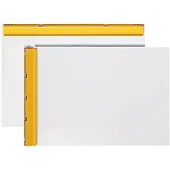 Hansa klembord A4 staand, aluminium, grijs
