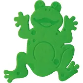 Spirella Msv Antislipmat Frogtime - 6 Matten - Groen - 12x11cm