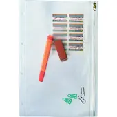 Leitz Map 4040 A4 Ritssluiting PVC (Polyvinylchloride) 4 21 (B) x 31 (H) cm Transparant