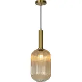 Lucide MALOTO - Hanglamp - Ø 20 cm - 1xE27 - Amber