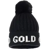 Goldbergh - Dames mutsen - Hodd Black/White voor Dames van Wol - Zwart