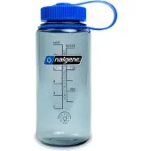 Nalgene - Wide Mouth Bottle - drinkfles - waterfles - lekvrij - 500ML - BPA free - SUSTAIN - Grey