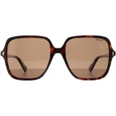 Polaroid Square Dames Havana Bronze Gecoat PLD 6219/S