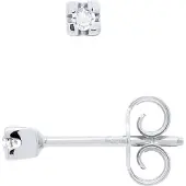 Diadema Diamanten oorknopjes 0040 Cts White Gold